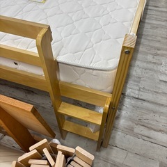 木製ロフトベットの画像