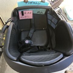 地域限定送料無料　ブリヂストン　アンジェリーノプティット　三人乗り　12,8AH　黒　ギュットクルーム　キッスミニ　神戸市　電動自転車の画像