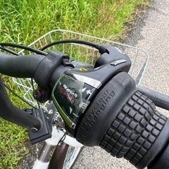 名古屋市内お届け無料20インチ折りたたみ自転車LEDライト付き鍵有りの画像