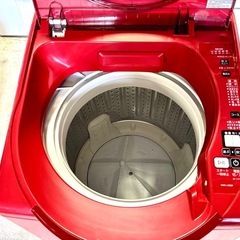 【シャア専用かと思う洗濯機】✨2018年製 AQUA全自動電気洗濯機8.0Kgの画像