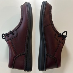 ビルケンシュトックカジュアルシューズモカシンスタイルシューズウォーキングシューズ レザー本革牛革メンズダークブラウン焦茶色焦げ茶色の画像