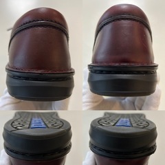 ビルケンシュトックカジュアルシューズモカシンスタイルシューズウォーキングシューズ レザー本革牛革メンズダークブラウン焦茶色焦げ茶色の画像