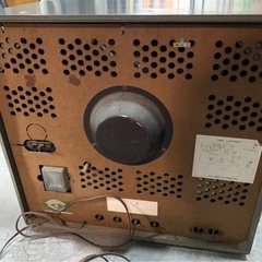 【ジモティー割】コロンビア 昭和レトロ 当時物 真空管 ブラウン管テレビ（ID1046）の画像