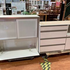 【愛品館 市原店】綾野製作所｜スライド扉キッチンボードの画像