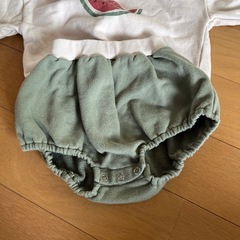 ベビー服 スイカ柄 Sサイズの画像