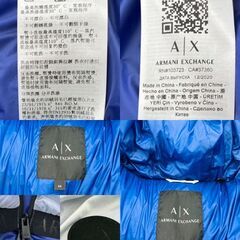 【❗️✨スタイリッシュ✨❗️】ARMANI Exchange🌟 ダウンコート🧥 XSサイズ✨ スリムフィット🌟 軽量防寒アウター❗️の画像