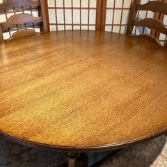 アンティークダイニングセットの画像