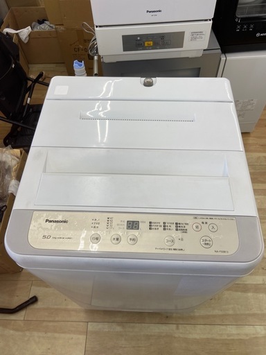 最高の Panasonic 5.0kg全自動洗濯機【リサイクルフカツ岡崎倉庫店 洗濯機