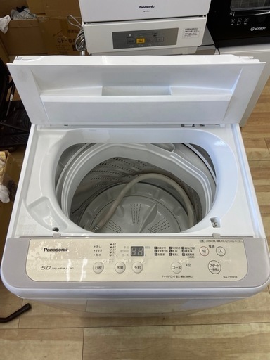 Panasonic 5.0kg全自動洗濯機【リサイクルフカツ岡崎倉庫店】250625NA-4
