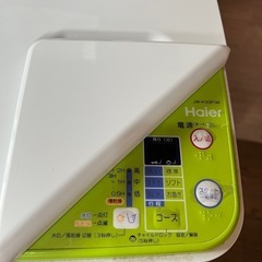 ハイアール 全自動洗濯機 jw-k33F 3.3キロの画像