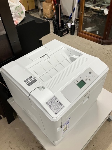 ☆値下げ☆H2506-658 EPSON カラーレーザープリンター A3サイズ対応 LP-S6160 2017年製 テスト印刷確認済み 総印刷枚数3866枚 ブラックトナー予備3個・説明書付き ※内部部品の劣化具合・寿命不明 中古