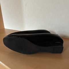 合皮　パンプス　24.5cm EEE　の画像