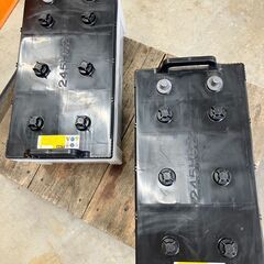 【値下げしました】245H52 ×2個セット 良品中古 Panasonic PROROAD トラック・ダンプ・バス向けモデル パナソニック の画像