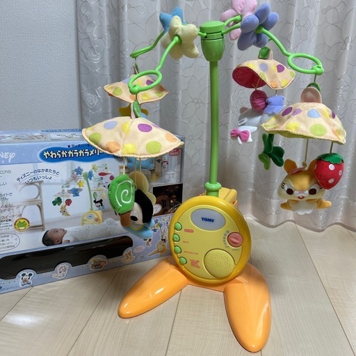 【予約販売】本 TOMY[トミー] デラックス0歳 やわらかガラガラメリー Disney がらがら・ラトル