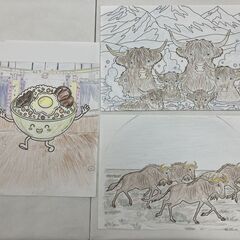 ぬりえ10枚セット（見本付き）の画像