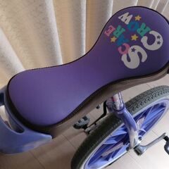 一輪車　18　ブリヂストン　スタンド付き　の画像