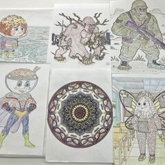 ぬりえ20枚セット（見本付き）の画像