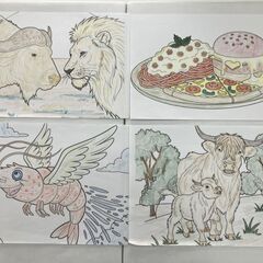 ぬりえ20枚セット（見本付き）の画像
