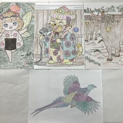 ぬりえ20枚セット（見本付き）の画像