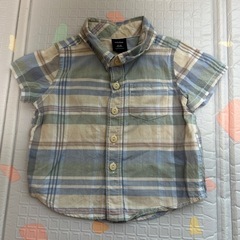 baby Gap 半袖チェックシャツ