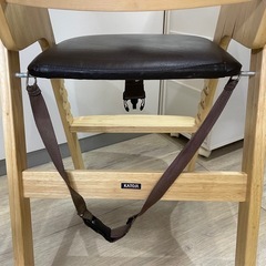 KATOJI テーブル付きベビーチェア 状態良好 紐付き 中古の画像