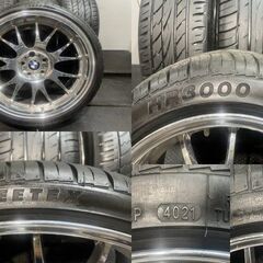 海外製タイヤ 245/35ZR20 275/30ZR20 夏タイヤ NEEZ ニーズ 鍛栄舎 20インチ 9.5J/10.5J5HPCD120+40/+25 バリ溝 BMW純正キャップ MTD012クレジットカード QRコード決済可能の画像