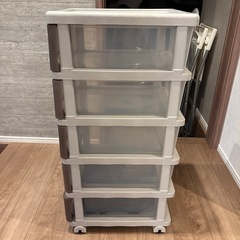 クリアボックス5段の画像