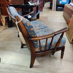 【愛品倶楽部柏店】karimoku カリモク 2人掛けソファ コロニアル 幅120cm クラシカルデザインの画像