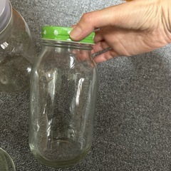 保存瓶5個セット　蓋付き
の画像