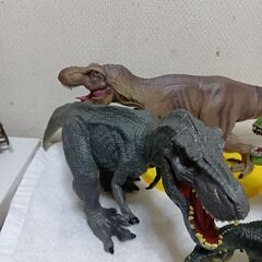 取引決定！　恐竜フィギュア　ティラノザウルスおまとめ4体セットの画像