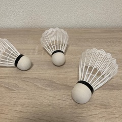 バドミントンの羽の画像
