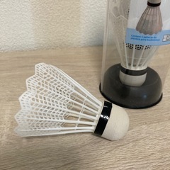 バドミントンの羽の画像