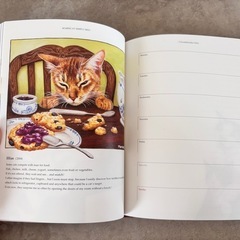 【新品❣️レア】猫の洋書風 ダイアリー 手帳の画像