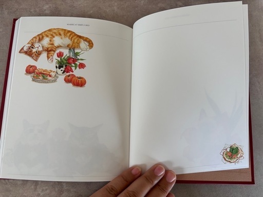【新品❣️レア】猫の洋書風 ダイアリー 手帳