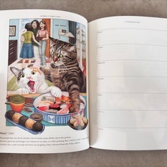 【新品❣️レア】猫の洋書風 ダイアリー 手帳の画像