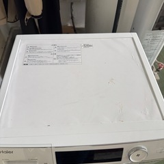 取引中！【美品】Haier ドラム式洗濯機 JW-TD90SA｜洗浄力抜群＆9kg大容量！✨の画像