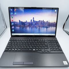 バッテリー◎ 15.6 富士通 ノートPC LIFEBOOK WA1/E2 Core i7-10510U windows11 pro 32GB SSD512GB  カメラあり オフィス (B903)の画像