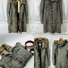 【❗️✨メンズセット✨❗️】DIESEL🌟 スタイリッシュ✨ モッズコート🧥ベルト✨ メンズファッションセット🌟の画像