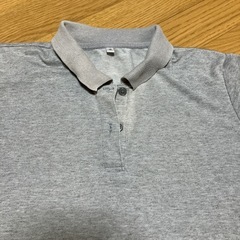 ポロシャツ　グレー　M
の画像