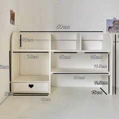 【超美品】机上収納棚　飾り棚の画像