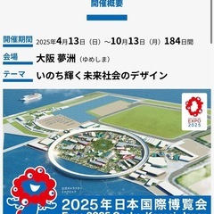 万博ウェブチケット当日券(大人1枚)