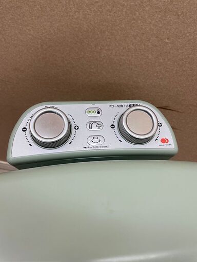 Aladdin アラジン 遠赤グラファイトヒーター CAH-2G10B 2019年製 回転 首振り ダイヤル式 電気ストーブ (E3501akxYM)
