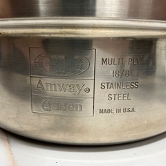☆値下げ☆I 2506-665 Amway Queen 小ソースパン 対応熱源不明 キズ 汚れありの画像