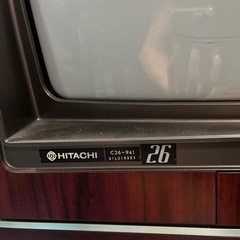 ブラウン管テレビ　HITACHI C26-941 ジャンクの画像