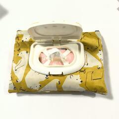 【世界に1つ】ハンドメイド おしりふきケース くま🐻️の画像