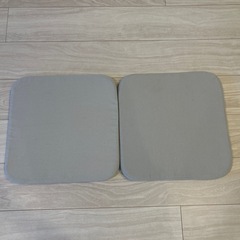 【0円】IKEA STAGGSTARR スタッグスタッル チェアパッドライトグレー 2枚セットの画像