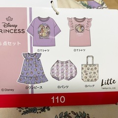 未開封　プリンセス5点セットの画像