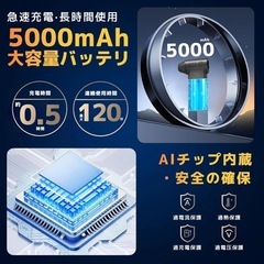 エアダスター 2in1 電動エアダスター 85m/sを超える圧倒的な風速 強力 の画像