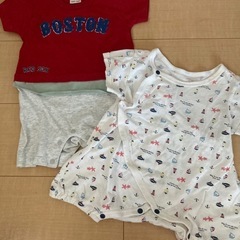 ロンパース　肌着　ミキハウス　赤ちゃんの城　プティマインの画像