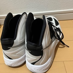 美品！ナイキ　Nike Hyperfuse バスケットシューズ ホワイト/ブラックの画像